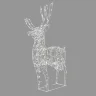 Светодиодная Фигура &#171;Световой Олень&#187; 1,6м Белый 24В, IP65. Фото 4.