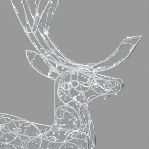 Светодиодная Фигура &#171;Световой Олень&#187; 1,6м Белый 24В, IP65. Фото 7.