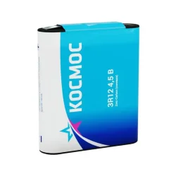 Элемент питания солевой 'квадрат' 3R12 КОСМОС KOC3R12