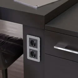 Рамка из металла на 2 поста Platinum алюминий W0022606