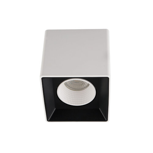 DK3080-WB+WH Светильник накладной IP 20, 10 Вт, GU5.3, LED, бело-черный/белый, пластик.