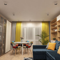 Светильник накладной IP 20, 10 Вт, GU5.3, LED, бело-черный/белый, пластик, Denkirs DK3080-WB+WH