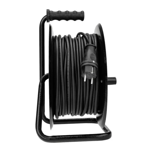 Удлинитель на метал. катушке 4х40м с заземл. IP44 КГ 3х2.5кв.мм с выключателем с защ. крышками Rexant 13-5015 - фото 4