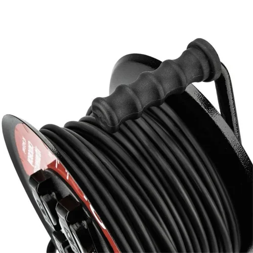 Удлинитель на метал. катушке 4х40м с заземл. IP44 КГ 3х2.5кв.мм с выключателем с защ. крышками Rexant 13-5015 - фото 5