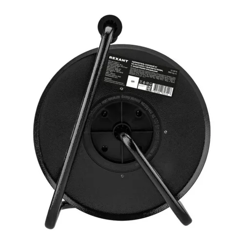 Удлинитель на метал. катушке 4х40м с заземл. IP44 КГ 3х2.5кв.мм с выключателем с защ. крышками Rexant 13-5015 - фото 7