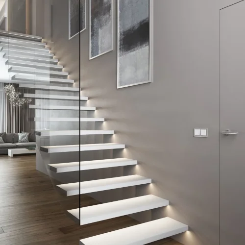 Рамка из поликарбоната на 2 поста Stream серебряный W0022106 - фото 4