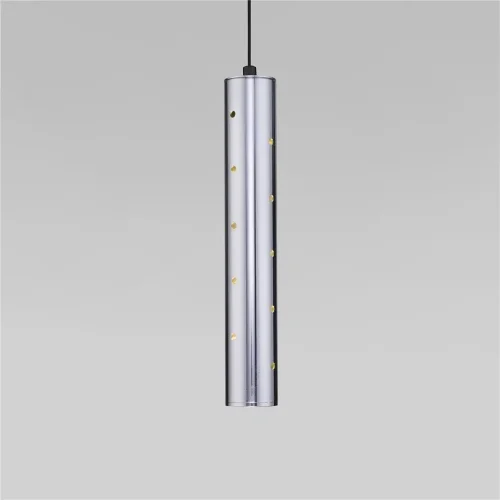 Подвесной светодиодный светильник 50214/1 LED хром - фото