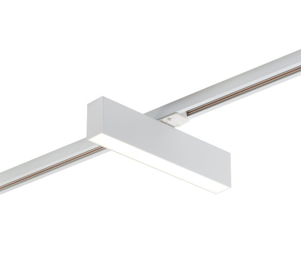 DK6430-WH Трековый светильник IP 20, 10 Вт, LED 3000, белый, алюминий.