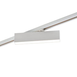 Трековый светильник IP 20, 10 Вт, LED 3000, белый, алюминий, Denkirs DK6430-WH