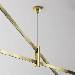 Подвес тросовый Hang двойной Flarity латунь (Латунь)