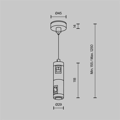Подвес тросовый Hang двойной Flarity латунь (Латунь) TRA157SW-D1-BS - фото 5