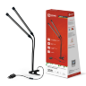 Светильник настольный на прищепке светодиодный СНП-Т2-ФИТО 2П20 красно-синий 20Вт 2 плафона, пульт на шнуре IN HOME - Фото