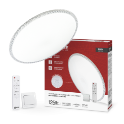 Светильник светодиодный NEO MYSTERY-125RC-WH 125Вт 230В 3000-6500K 10000Лм 460x67мм с пультом ДУ белый IN HOME