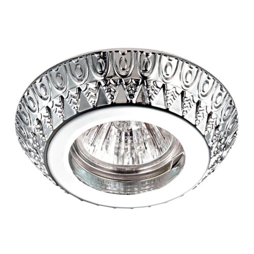 Стандартный встраиваемый неповоротный светильник «Novotech» 370246, дизайн: Хай-тек, серия: FORZA (встраиваемый). Фото 1.