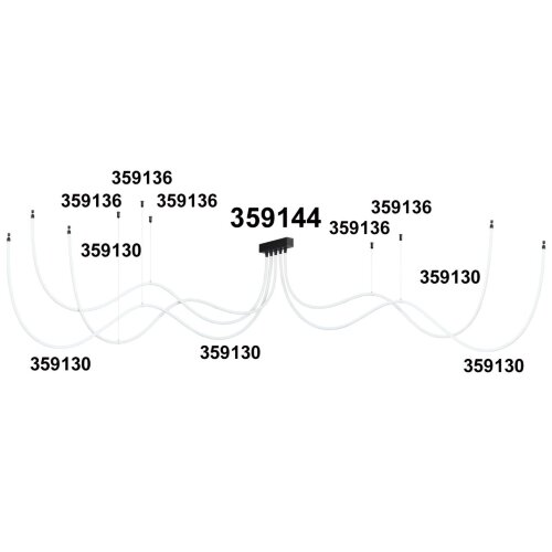 База для накладного монтажа светильников 359128-359133 «Novotech» 359144, серия: RAMO. Фото 3.