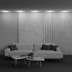 Встраиваемый светильник Нюд / Nude 12 Вт 3000 К 180° (Белый) DL065-12W3K-TRS-W