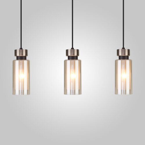 Подвесной светильник со стеклянными плафонами - фото 1