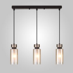 Подвесной светильник со стеклянными плафонами 50115/3 черный (050251)