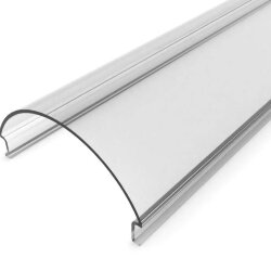 Рассеиватель поликарбонатный для профиля радиальный LC-LRM-P36R-6 прозрачный