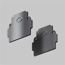 Заглушка торцевая 2шт Gravity встраиваемый черный (Черный)