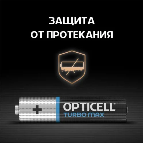 Элемент питания алкалиновый AAA/LR03 (блист. 12шт) Turbo Max Opticell 6053010 - фото 3