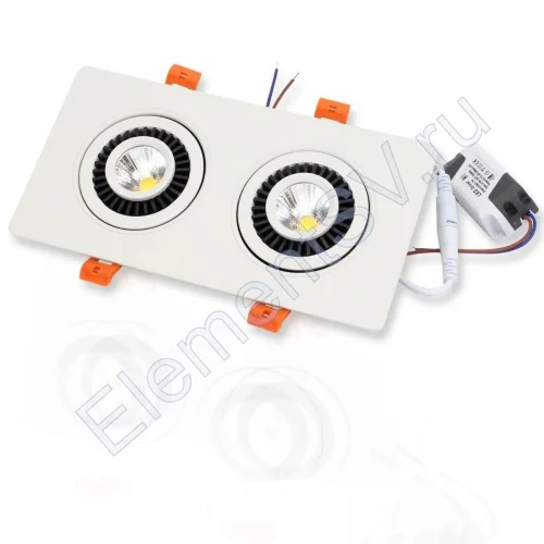 Светодиодный светильник JH-703В-2*7W B784 (14W, white) - фото 2.