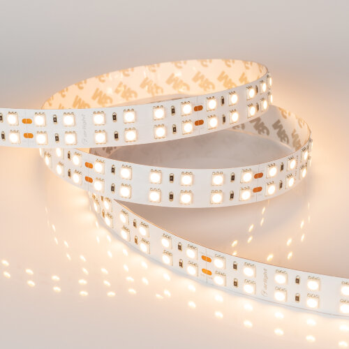 Светодиодная лента RT 2-5000 24V Warm2700 2х2 (5060, 720 LED, LUX) (Arlight, 34.4 Вт/м, IP20) 012443 - фото 5