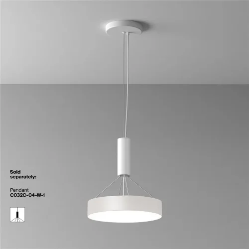 Потолочный светильник Зон / Zon 36 Вт 4000 К 120° (Белый) C032CL-36W4K-RD-W - фото 5