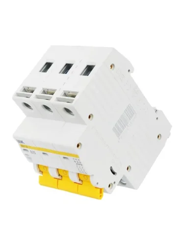 Выключатель автоматический модульный 3п B 25А 4.5кА ВА47-29 KARAT IEK MVA20-3-025-B - фото 6