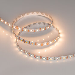 Светодиодная лента SPI-В60-10mm 12V Warm2700-РХ1-RAM (9.3 W/m, IP20, 5060, 5m) (Arlight, бегущий огонь) 033438