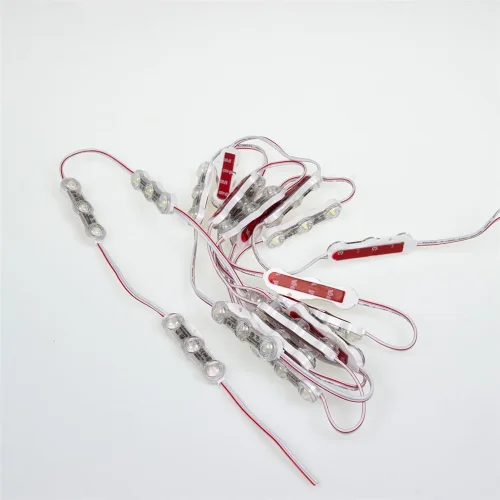 Светодиодный модуль 3led 2835 MOD53 (1,2W, 24VDC, cool white, 170°, led SAMSUNG) - фото II