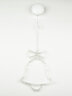 ULD-H1620-010-STA-3AAA WARM WHITE IP20 BELL Фигура светодиодная Колокольчик на батарейках 3AAA не в-к, 16х20см, Подвесная, 10 светодиодов, Теплый белый свет, Провод прозрачный, TM Uniel - фото 2