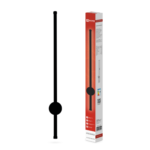 Светильник светодиодный ESTETIKA ART-80B-40BL 15Вт 230В 4000K 1050Лм 800х60x98 черный IN HOME - Фото