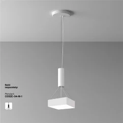 Потолочный светильник Зон / Zon 24 Вт 4000 К 120° (Белый) C032CL-24W4K-SQ-W