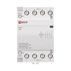 Контактор модульный КМ 20А 4NО (3 мод.) EKF km-3-20-40