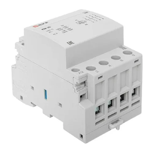 Контактор модульный КМ 20А 4NО (3 мод.) EKF km-3-20-40 - фото 7