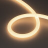 Светодиодная лента герметичная MOONLIGHT-TOP-A336-D18mm 24V Warm3000 360deg (14.4 W/m, IP65, 2835, 5m, wire x1) (Arlight, Вывод прямой, 3 года) - фото 1