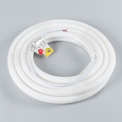 Светодиодная лента герметичная MOONLIGHT-ТОР-А336-D18mm 24V Warm3000 360deg (14.4 W/m, IP65, 2835, 5m, wire х1) (Arlight, Вывод прямой, 3 года) 038754