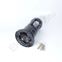 Уличный светильник столбик JH-BD-B14 DHL33 (220V, 7W, черный корпус, 260mm, IP65, warm white)