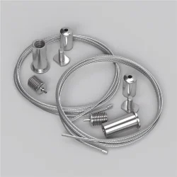 Тросовый подвес (Серебро, 2 м), ALM-P-2000 (Серебро)