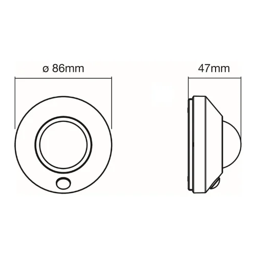 Потолочный ночник 2W/4000K IP20 | СЕНСОР-Свет/Движение | Батарейки 3xAAA | Белый | - LEDVANCE NIGHTLUX CEILING WT. Фото 3