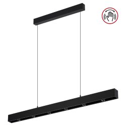 Светильник подвесной светодиодный диммируемый со сменой цветовой температуры (управление сенсор) «Novotech» 359305, серия: FERMO (крепление на планке)