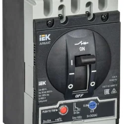 Выключатель автоматический в литом корпусе 3п S 35кА 20А расцепитель термомагнитный регулируемый ARMAT IEK AR-MCCB-3S-035-0020A-ATUC