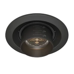 Встраиваемый светильник Elem 1x7Вт 3000K 15°-60° (Черный)