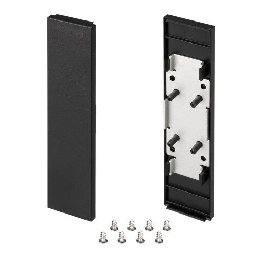 Заглушка SL-LINE-25100-DUAL BLACK глухая (Arlight, Пластик) - фото 1