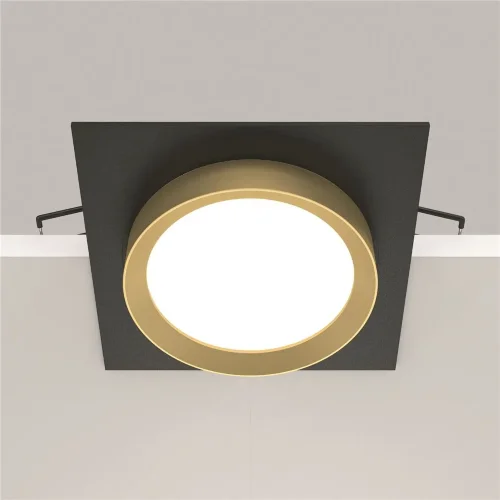 Встраиваемый светильник Hoop GX53 1x12Вт (Черный) - фото 3