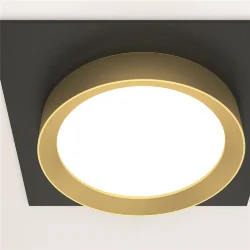 Встраиваемый светильник Hoop GX53 1x12Вт (Черный)