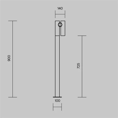 Ландшафтный светильник Torq 3000К 10Вт IP 65 (Черный) - фото 10