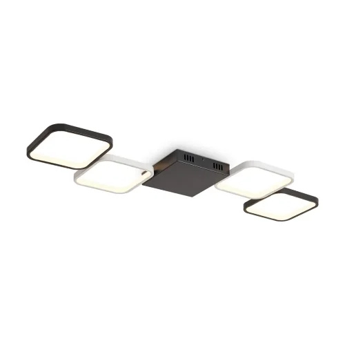 Потолочный светильник FR6201CL-L120BW Нео Гео / Neo Geo 120 Вт LED с пультом ДУ (Черно-белый) FR6201CL-L120BW - фото