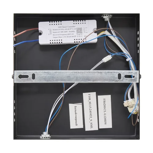 Потолочный светильник FR6201CL-L120BW Нео Гео / Neo Geo 120 Вт LED с пультом ДУ (Черно-белый) FR6201CL-L120BW - фото 10